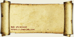 Sanja Joksić vizit kartica